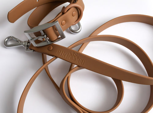 Collier PVC - Brume de Sienne