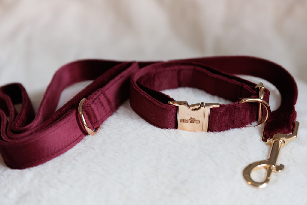 Collier - Velours de Grenat